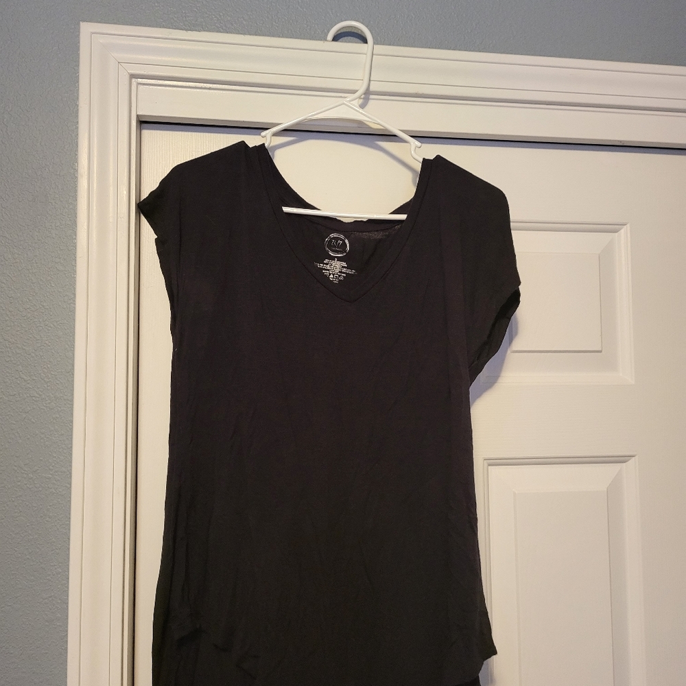 Black casual top